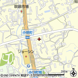 奈良県生駒市小明町769-3周辺の地図