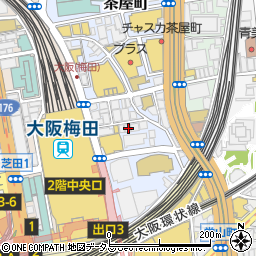 大阪府大阪市北区茶屋町2-27周辺の地図