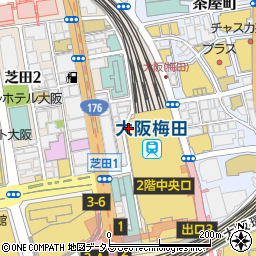 新世界 串カツ いっとく 阪急三番街店周辺の地図
