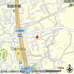 奈良県生駒市小明町770周辺の地図