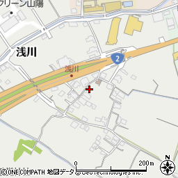 岡山県岡山市東区浅川186周辺の地図