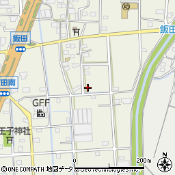 静岡県浜松市中央区飯田町1448周辺の地図