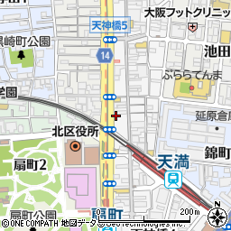 大阪府大阪市北区天神橋4丁目10-6周辺の地図