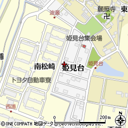 愛知県田原市姫見台72周辺の地図