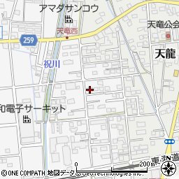 静岡県磐田市海老塚730周辺の地図
