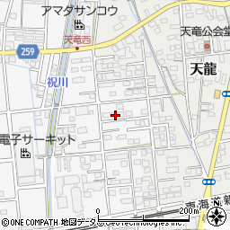 静岡県磐田市海老塚729周辺の地図