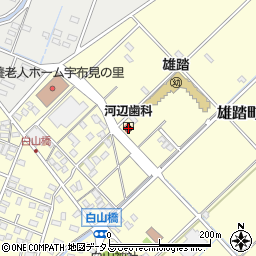 静岡県浜松市中央区雄踏町宇布見7396周辺の地図