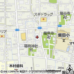 静岡県浜松市中央区飯田町951周辺の地図