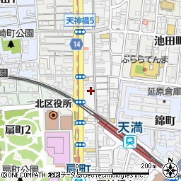 大阪府大阪市北区天神橋4丁目10-18周辺の地図