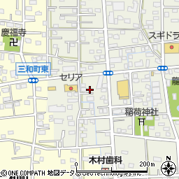 静岡県浜松市中央区飯田町822周辺の地図