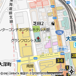ホテルヴィスキオ大阪周辺の地図