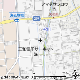 静岡県磐田市海老塚812周辺の地図