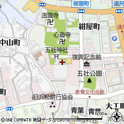 静岡県浜松市中央区利町302周辺の地図