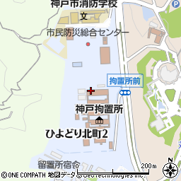 兵庫県神戸市北区ひよどり北町周辺の地図
