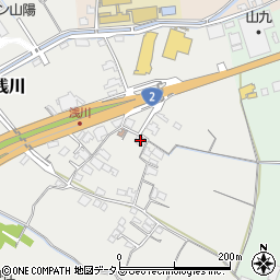 岡山県岡山市東区浅川205周辺の地図