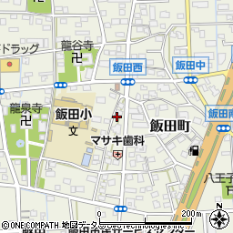 静岡県浜松市中央区飯田町607周辺の地図