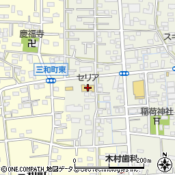 １００円ショップセリア　浜松飯田店周辺の地図
