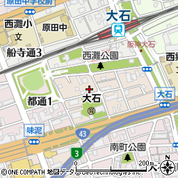 兵庫県神戸市灘区大石北町4-3周辺の地図