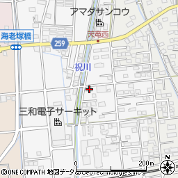 静岡県磐田市海老塚748周辺の地図