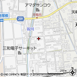 静岡県磐田市海老塚747-1周辺の地図