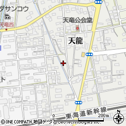 静岡県磐田市天龍435周辺の地図