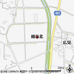 愛知県豊橋市細谷町細谷北周辺の地図