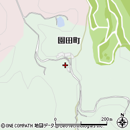 奈良県奈良市園田町周辺の地図