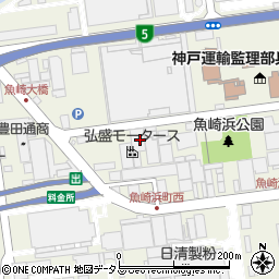 株式会社弘盛モータース周辺の地図