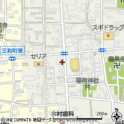 静岡県浜松市中央区飯田町816周辺の地図