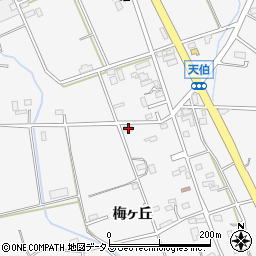 愛知県豊橋市天伯町梅ヶ丘22-2周辺の地図