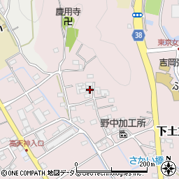 静岡県掛川市下土方60周辺の地図