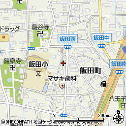 静岡県浜松市中央区飯田町608周辺の地図