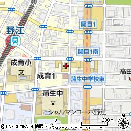 大阪トヨペット　都島店周辺の地図