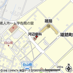静岡県浜松市中央区雄踏町宇布見7398周辺の地図