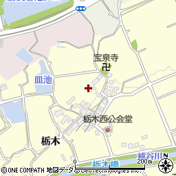 兵庫県神戸市西区櫨谷町栃木349周辺の地図
