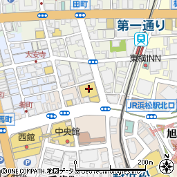 静岡県浜松市中央区鍛冶町321周辺の地図