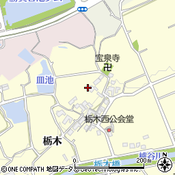 兵庫県神戸市西区櫨谷町栃木349-1周辺の地図