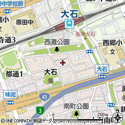 兵庫県神戸市灘区大石北町6周辺の地図