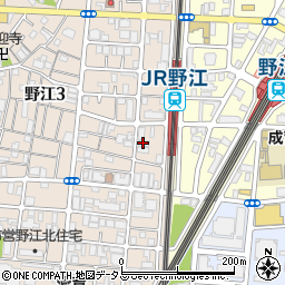 野江２番館周辺の地図