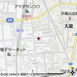 静岡県磐田市海老塚732周辺の地図