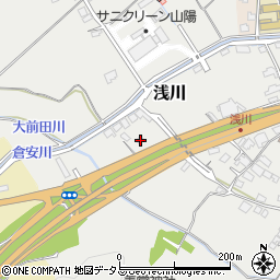 岡山県岡山市東区浅川148周辺の地図