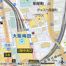 梅田サンメンタルクリニック周辺の地図