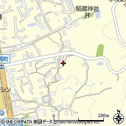 奈良県生駒市小明町886-5周辺の地図