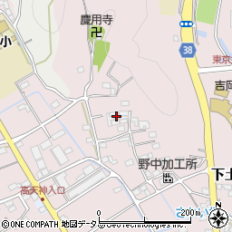 静岡県掛川市下土方26周辺の地図