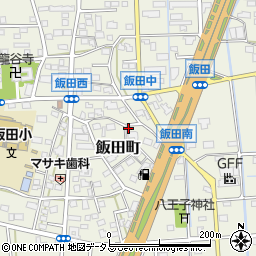 静岡県浜松市中央区飯田町505周辺の地図