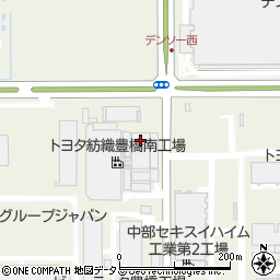 トヨタ紡織株式会社　豊橋南工場周辺の地図