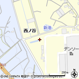 愛知県豊橋市原町（西ノ谷）周辺の地図