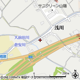 岡山県岡山市東区浅川139周辺の地図