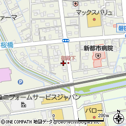 ＴＯＫＡＩモバイルショップ磐田駅南店周辺の地図