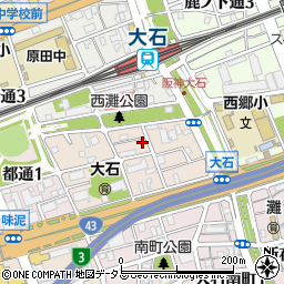 兵庫県神戸市灘区大石北町6-14周辺の地図